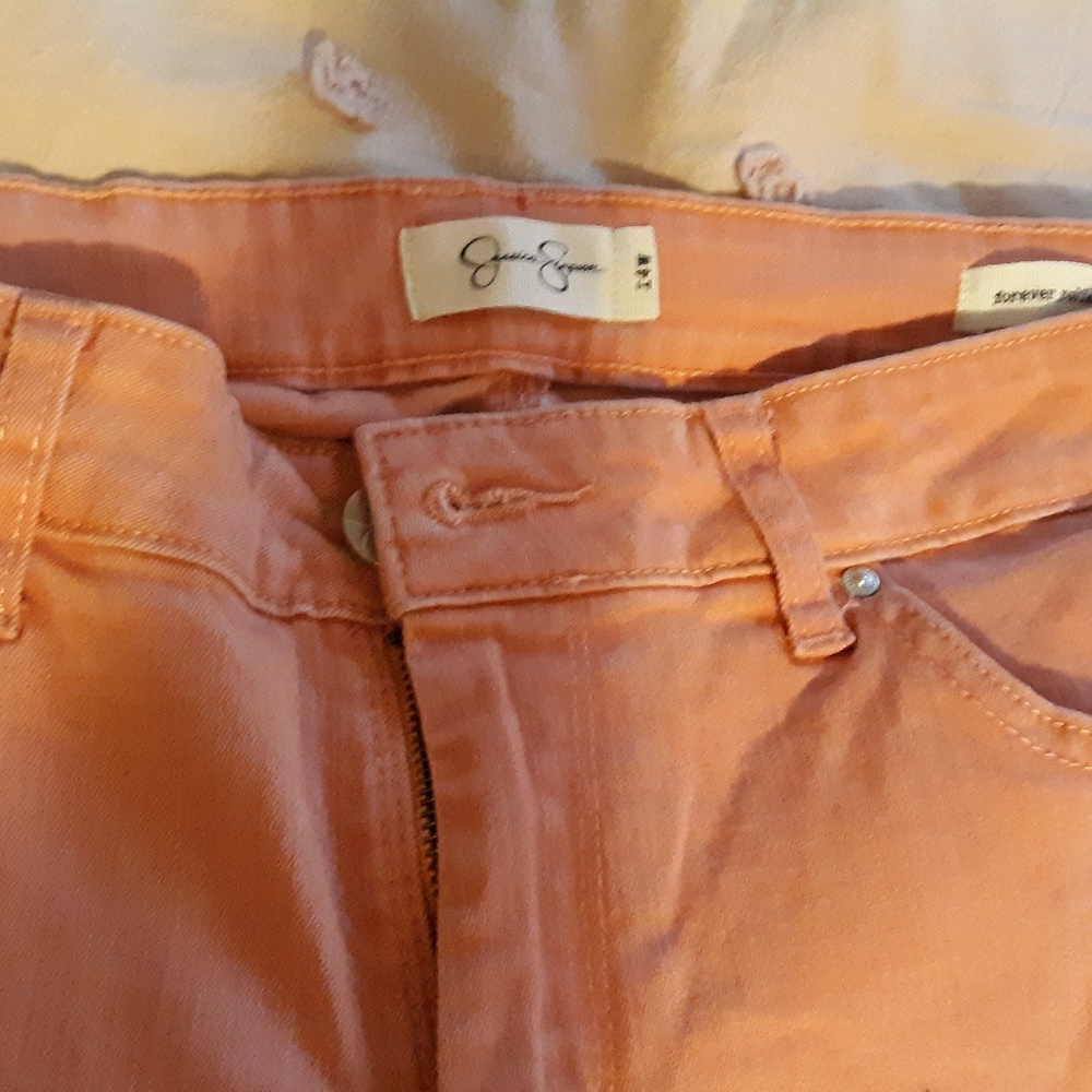 Forever rolled skinny jeans NWOT